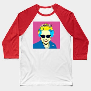 Queen Elizabeth II Baseball T-Shirt